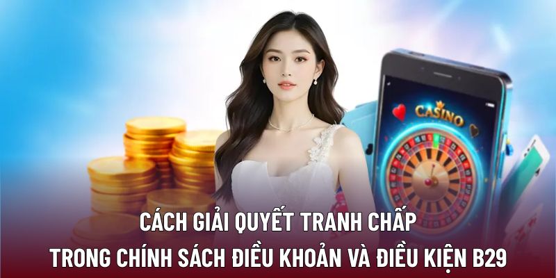 Cách giải quyết tranh chấp trong chính sách điều khoản và điều kiện B29